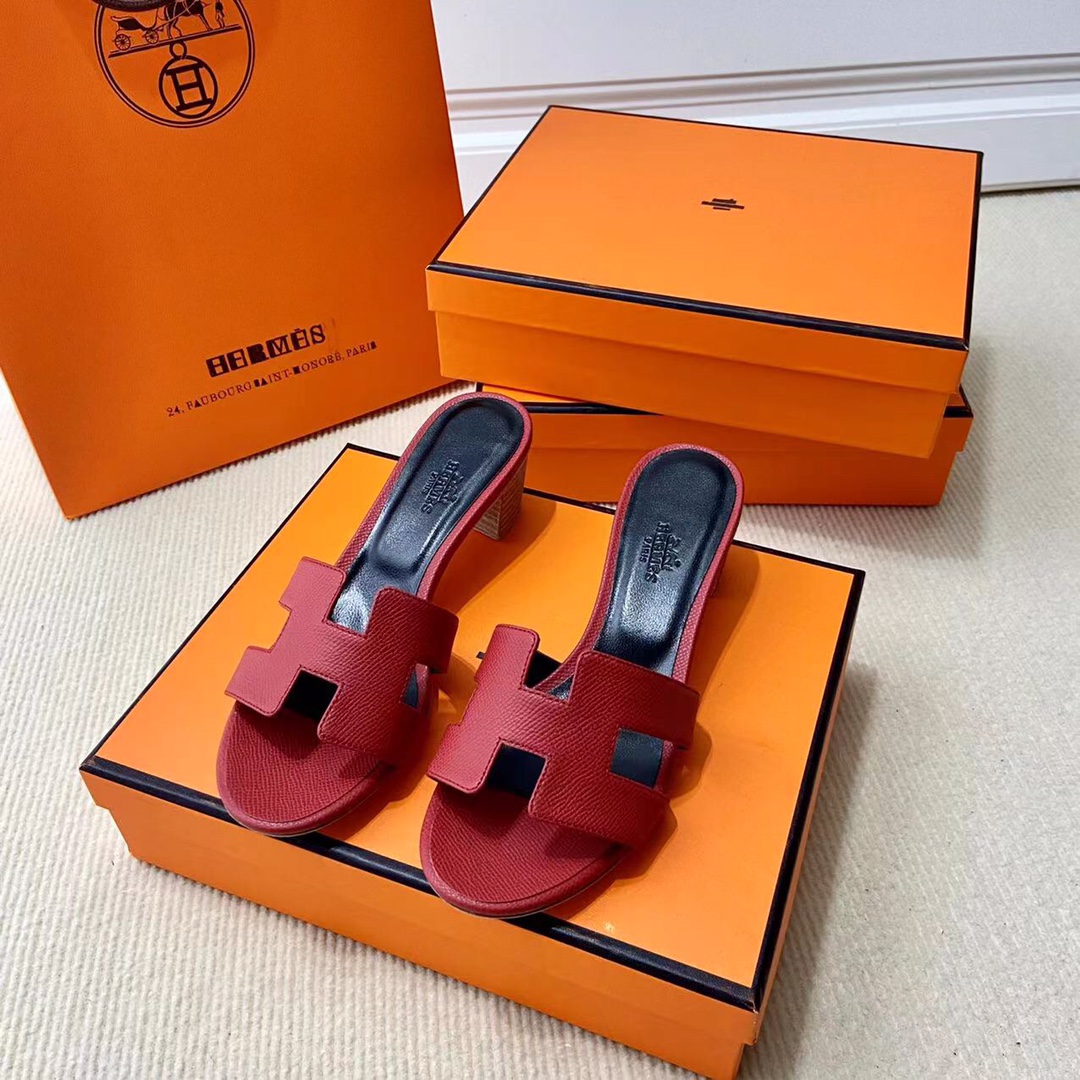 에르메스 올수공 오아시스 슬리퍼 샌들 앱송 26